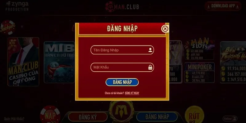 Đăng nhập ngay sau khi tải ứng dụng để nhận quà từ cổng game