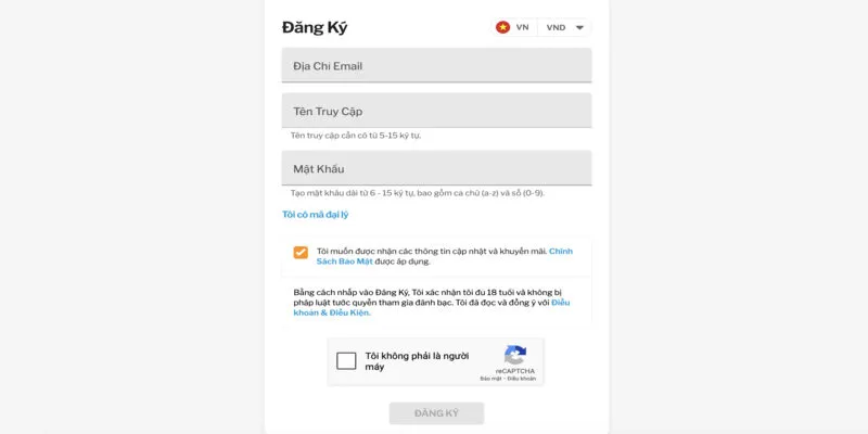 Hướng dẫn đăng ký tài khoản cá cược 188bet 