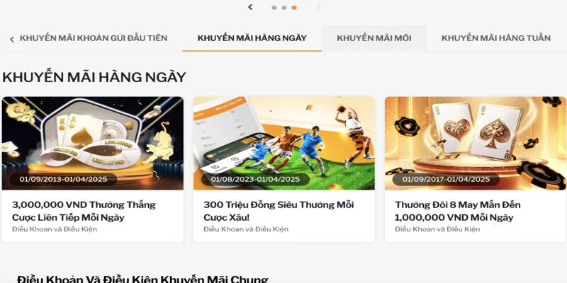 Một số chương trình khuyến mãi tại 188bet